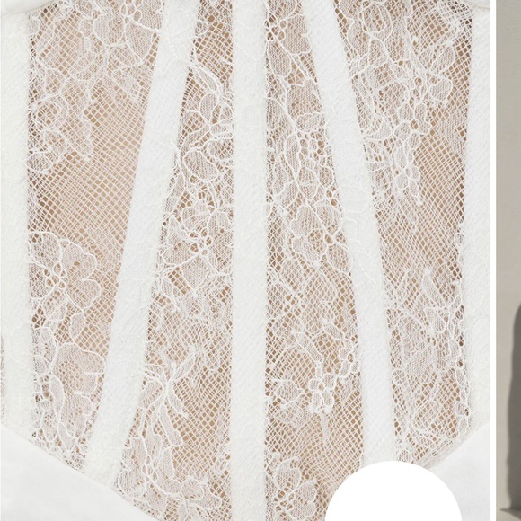 Elegant White Lace Slip Dress - Picture 3 of 3